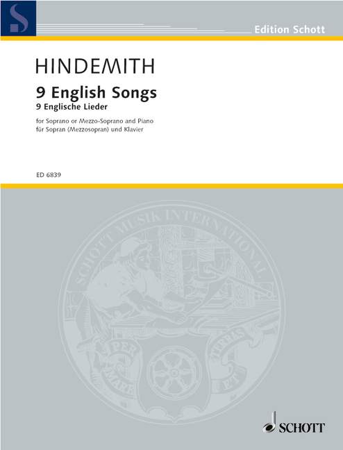 Hindemith - Nine english Songs
