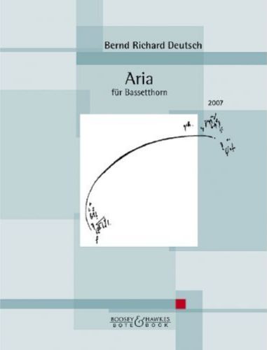 Coverbild vom Bassetthorntitel Aria von Bernd Richard Deutsch