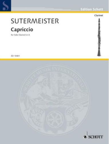 Coverbild vom Klarinettentitel Capriccio von Heinrich Sutermeister