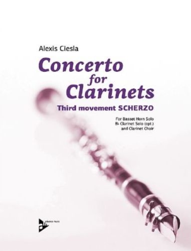 Coverbild vom Bassetthorntitel Concerto for Clarinets von Alexis Ciesla