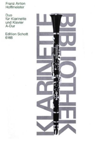 Coverbild vom Klarinettentitel Duo A-Dur von Franz Anton Hoffmeister