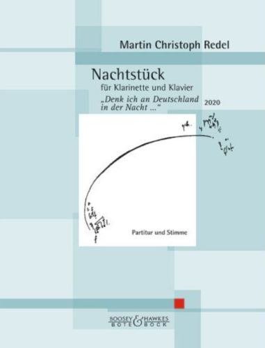 Coverbild vom Klarinettentitel Nachtstück von Martin Christoph Redel