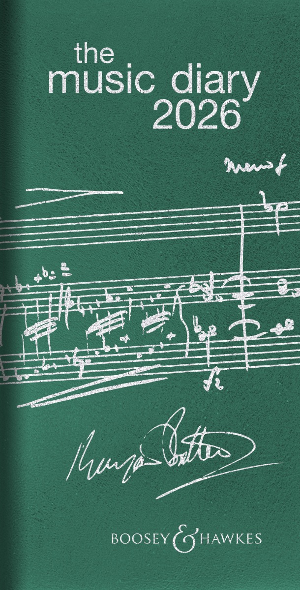 Boosey & Hawkes Music Diary 2026 - Green