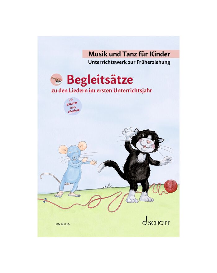 Cover der Begleitsätze für Klavier und Ukulele