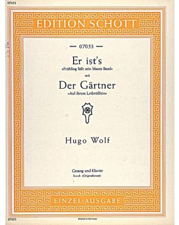 Er ist's / Der Gärtner