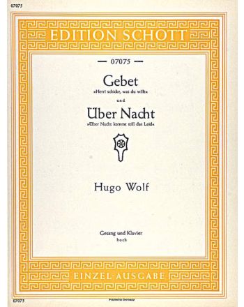 Gebet / Über Nacht