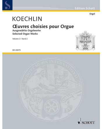 Oeuvres choisies pour orgue