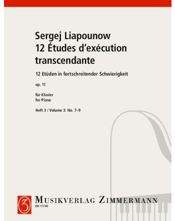 Zwölf Etüden in fortschreitender Schwierigkeit