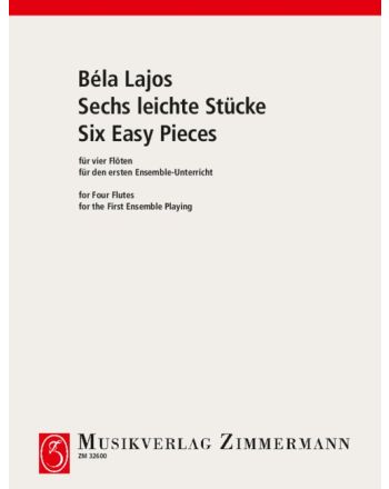 Six morceaux faciles pour les premières leçons en ensemble