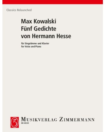 Fünf Gedichte von Hermann Hesse