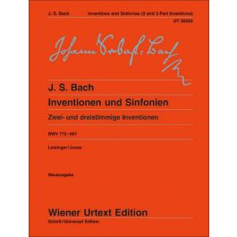 Johann Sebastian Bach 作品集 Textausgabe Inventions and Symphonies