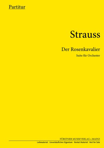 Der Rosenkavalier フルスコア Der Rosenkavalier Op. 59 (Vocal Score) – ウィンズスコア