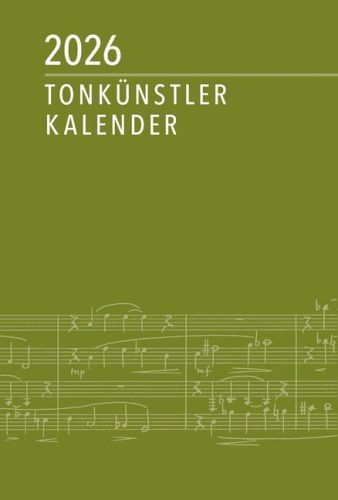 Tonkünstler-Kalender 2026