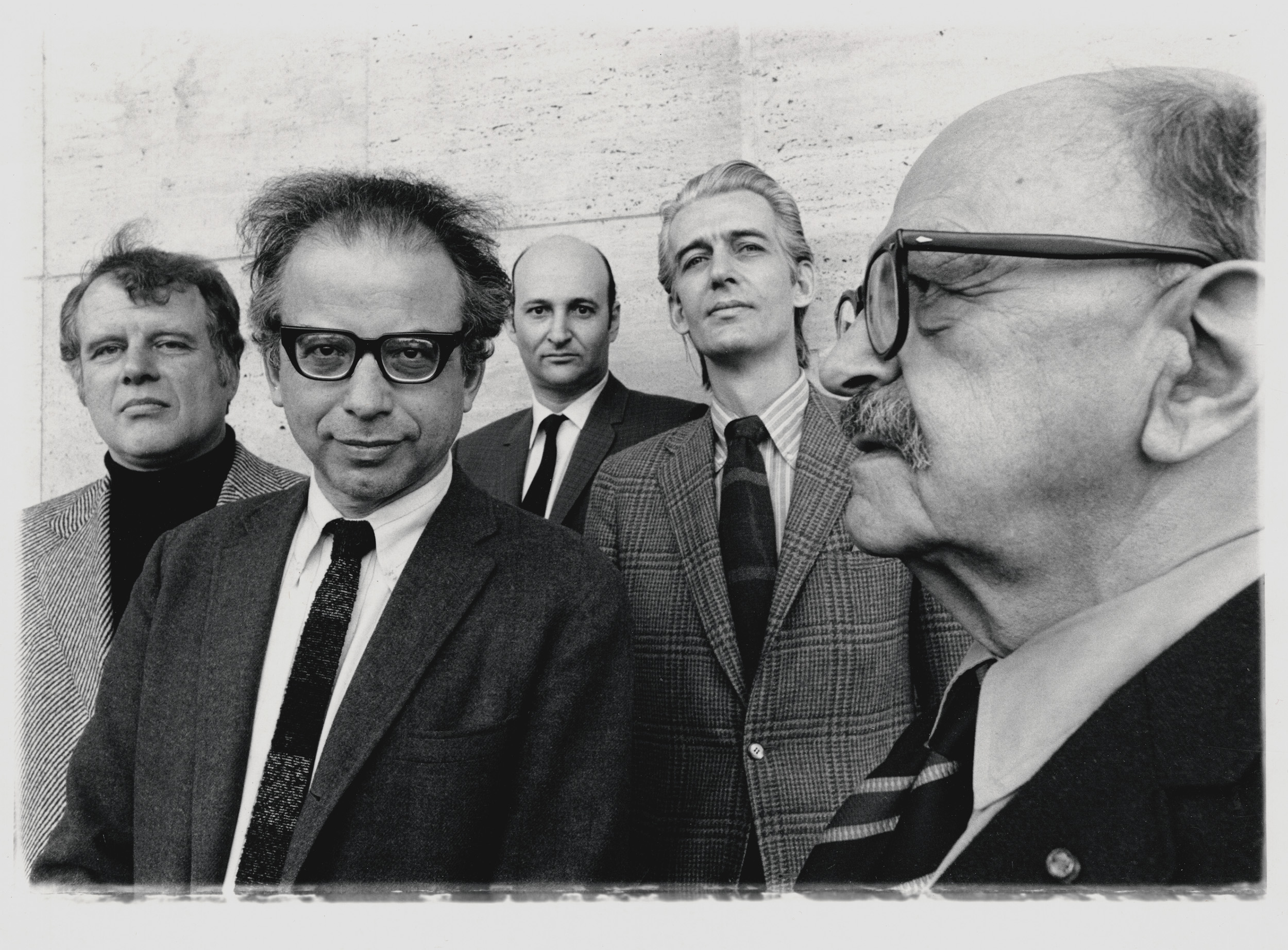 left to right: Karl Korte, George Perle, John Watts, Roger Sessions left to right: Karl Korte, George Perle, John Watts, Roger Sessions
