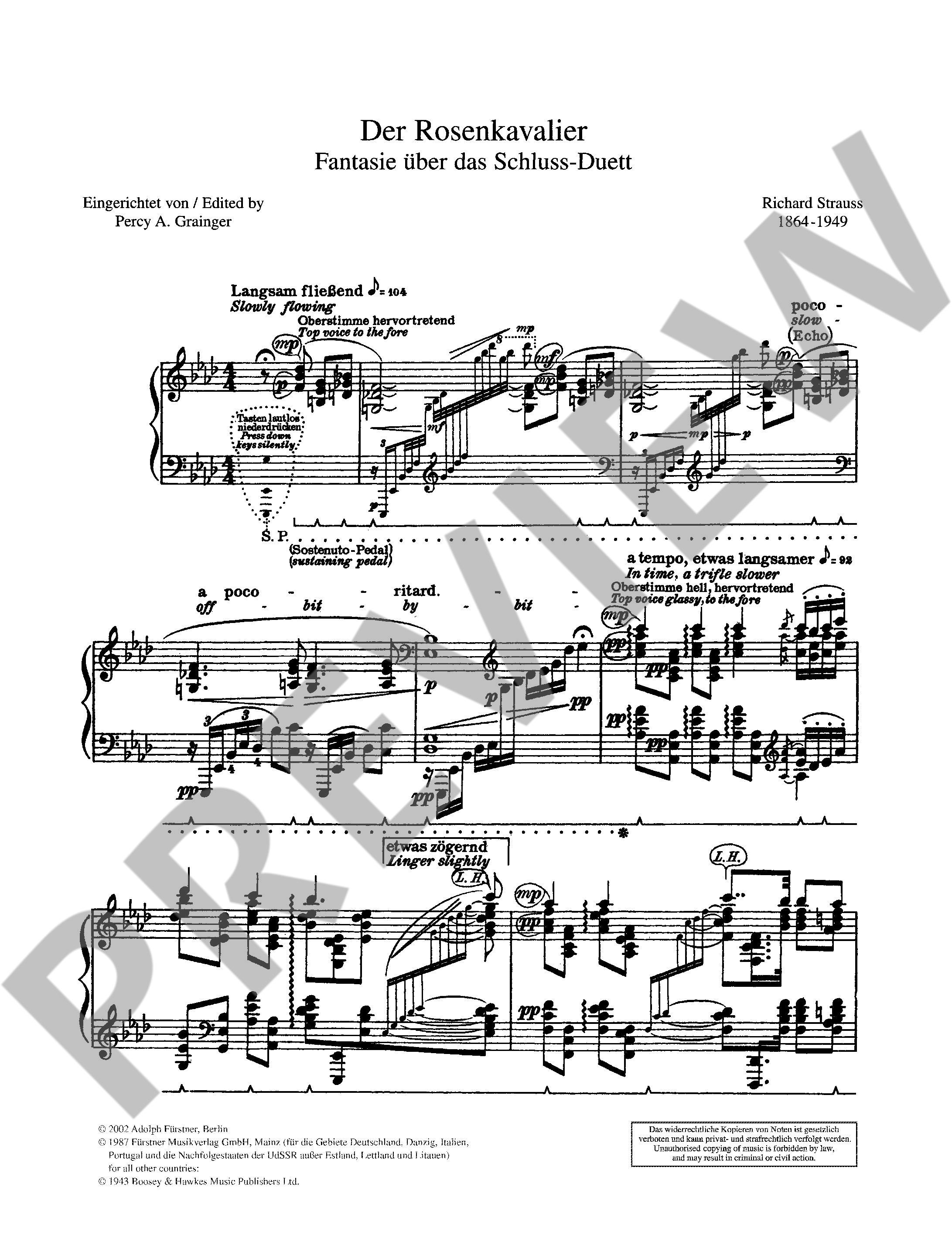Der Rosenkavalier 샘플 1페이지