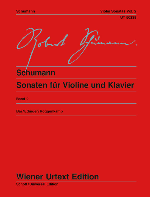 Schumann: Sonata for Violin and Piano