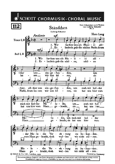 Zwei Ständchen