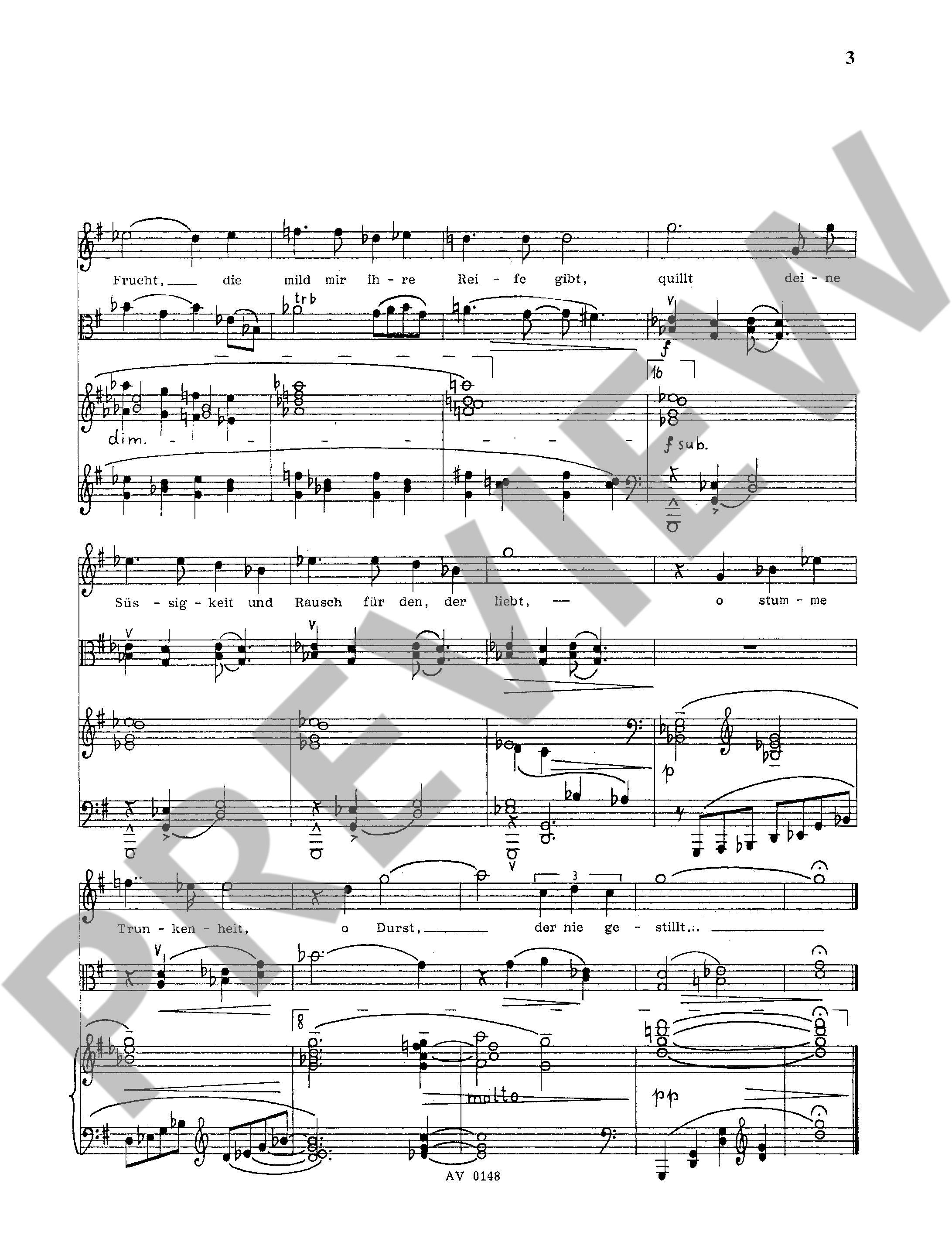 Sechs Lieder
