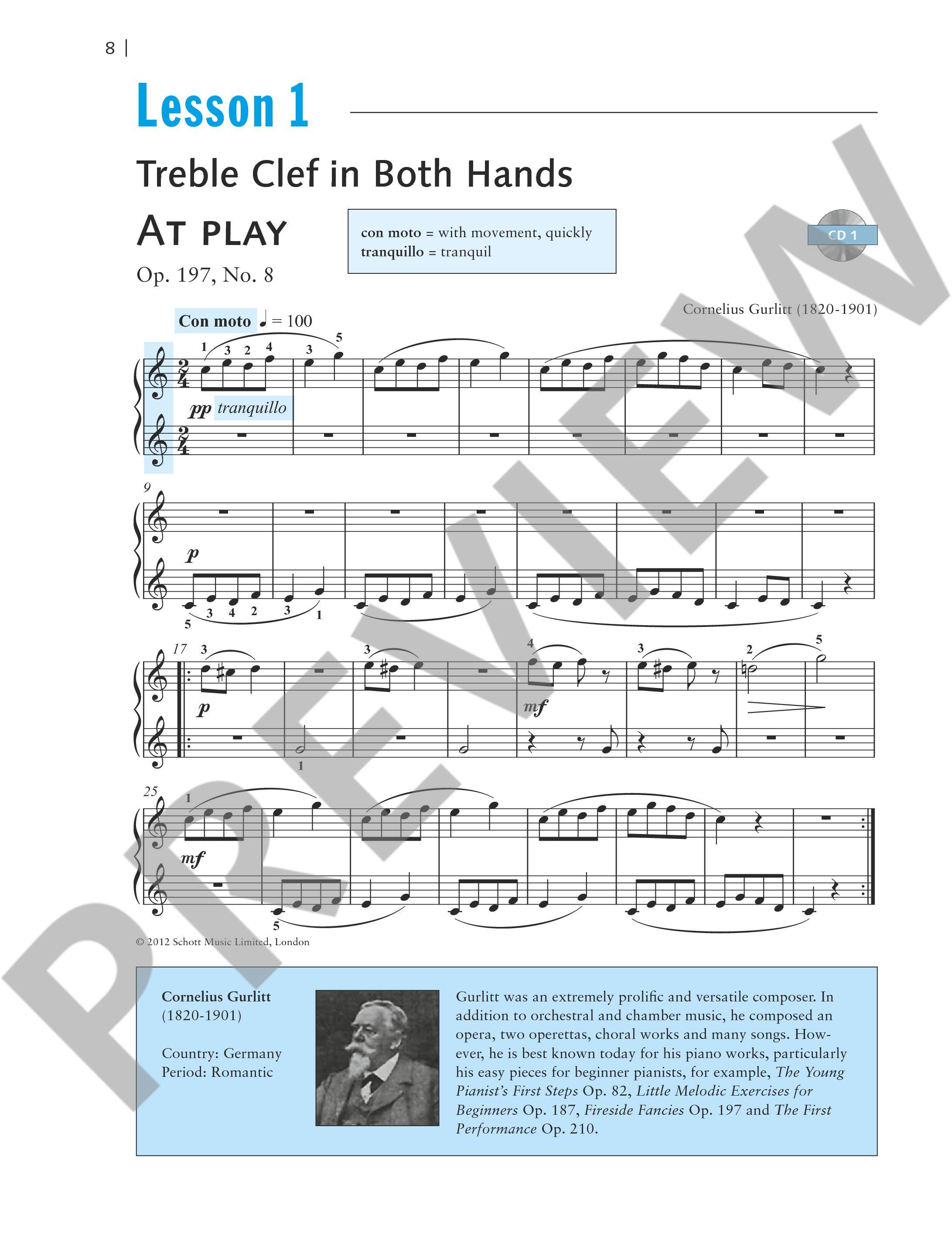 Sample 4 : The Classical Piano Method, Method Book 2 - Piano - Schott Digital