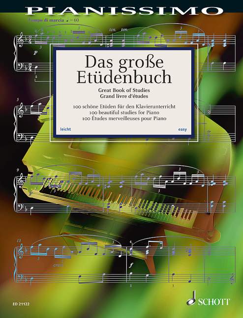 The Great Book of Studies, 100 beautiful studies for piano - piano - Schott Digital