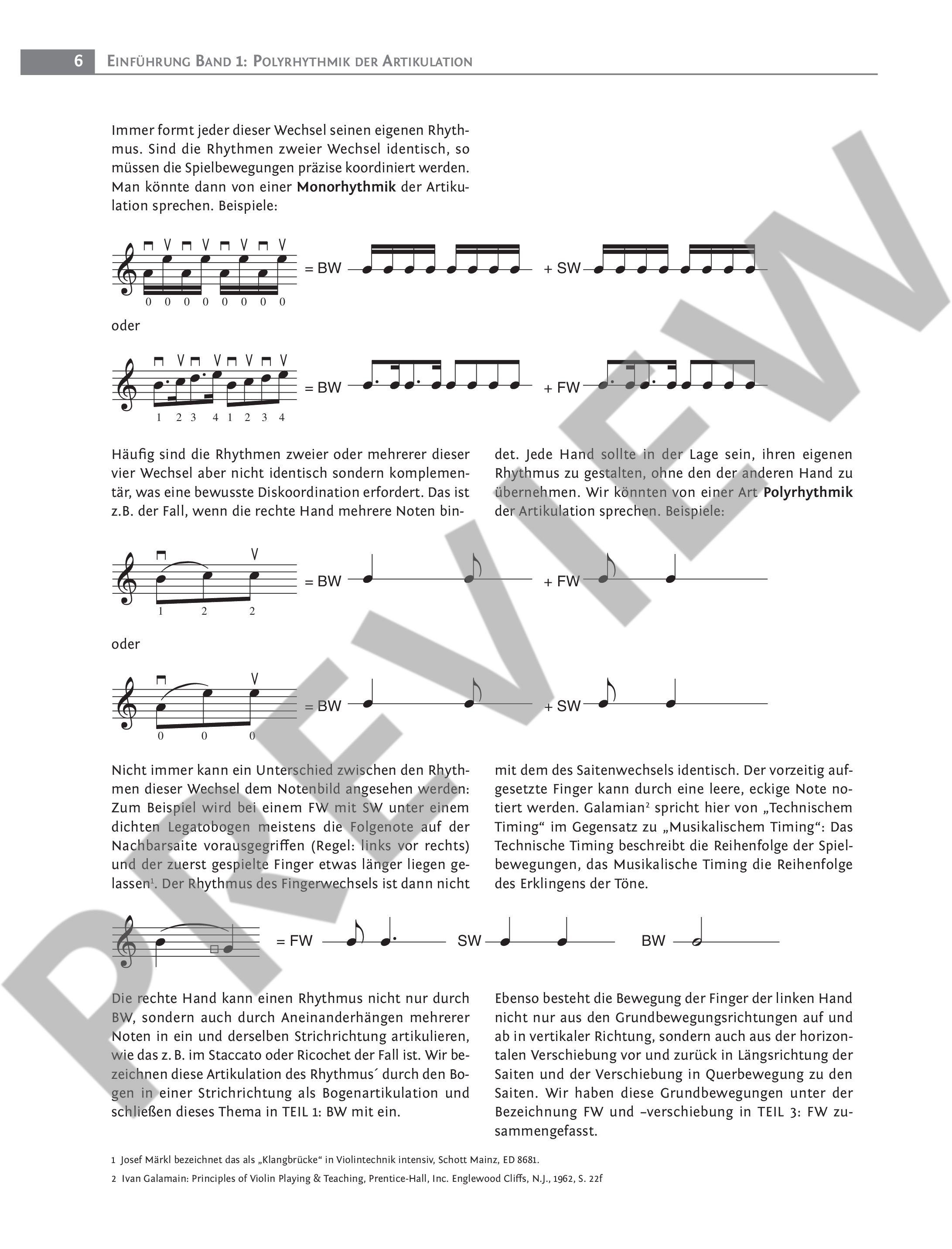 Systematische Violintechnik