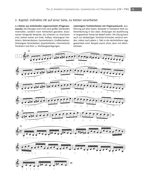 Systematische Violintechnik