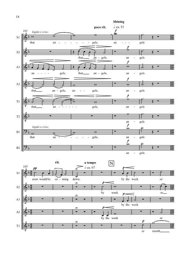 Sample 5 : Pelger, Ronald R. : Oh could we do, Imagination for Chorus with Lyrics by Thomas Moore - mixed choir