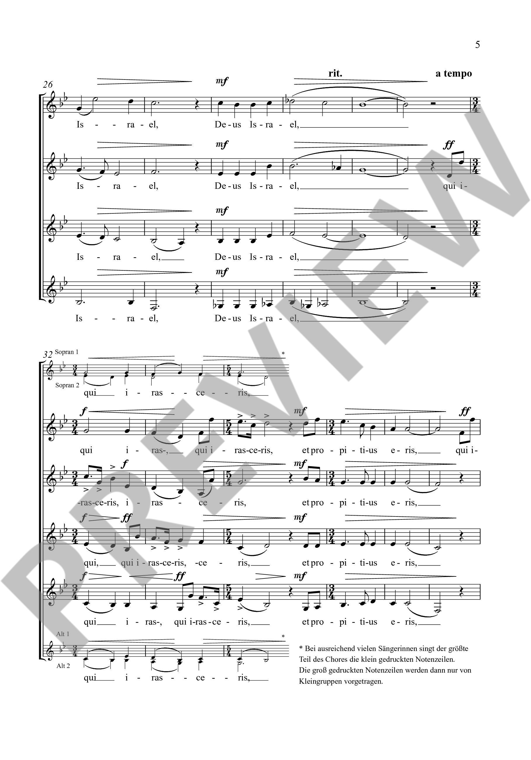 Sample 3 : Martiné, Pascal : Spem in alium,  - female choir (SSAA) a cappella - Schott Digital