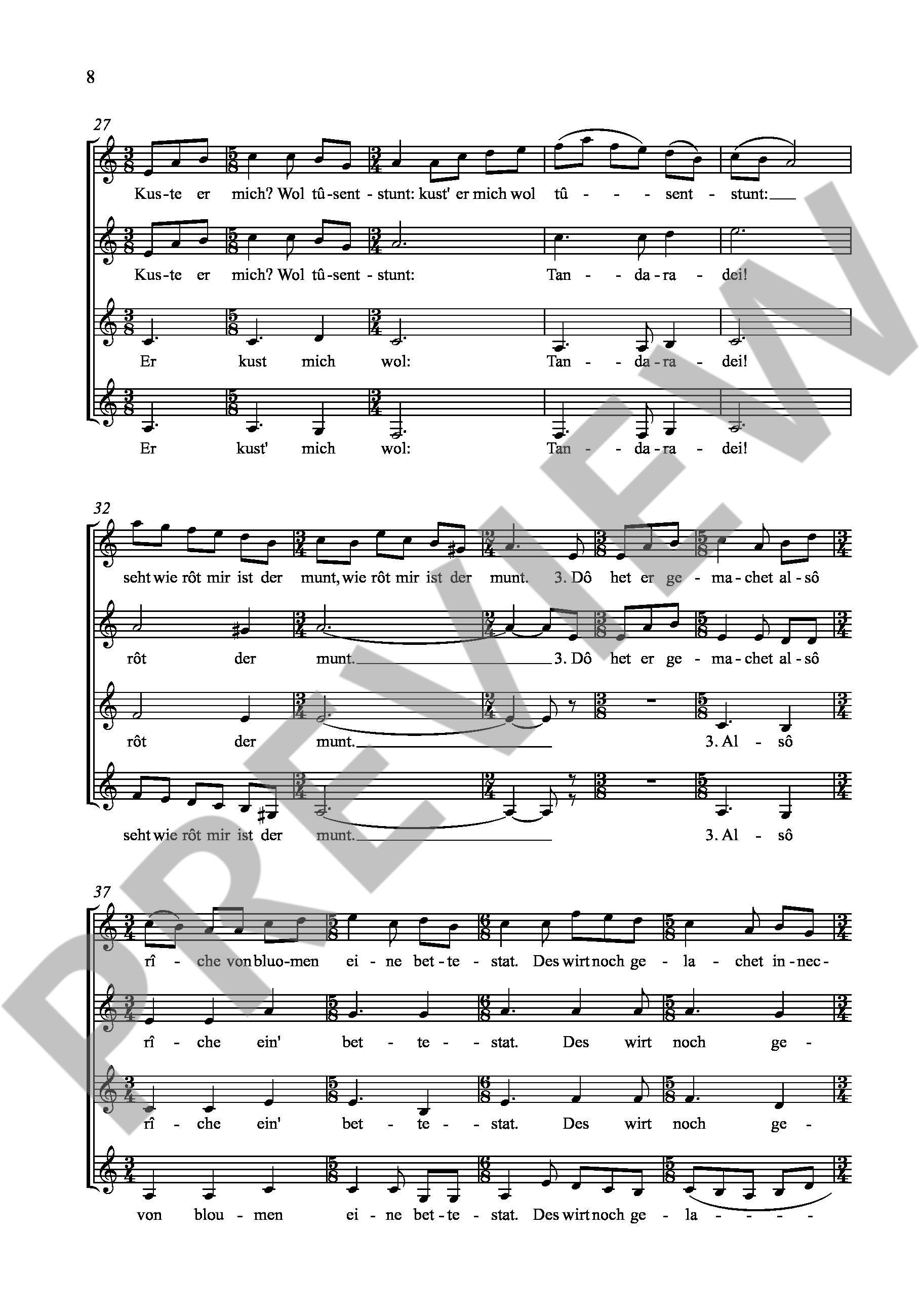 Sample 4 : Martiné, Pascal : Under der linden, Vier Stücke nach Texten von Walther von der Vogelweide - femal