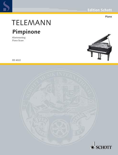 Telemann, Georg Philipp : Pimpinone, A Frolicsome Intermezzo - Soprano, Bass, String Orchestra and H