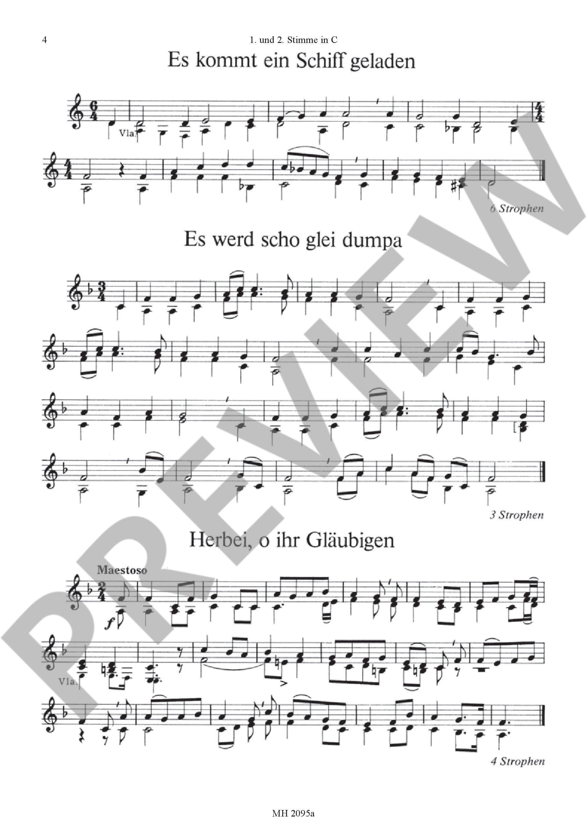 Sample 3 : Christmas Carols, The most beautiful Christmas Carols are set in easy-to-sing tones - various option