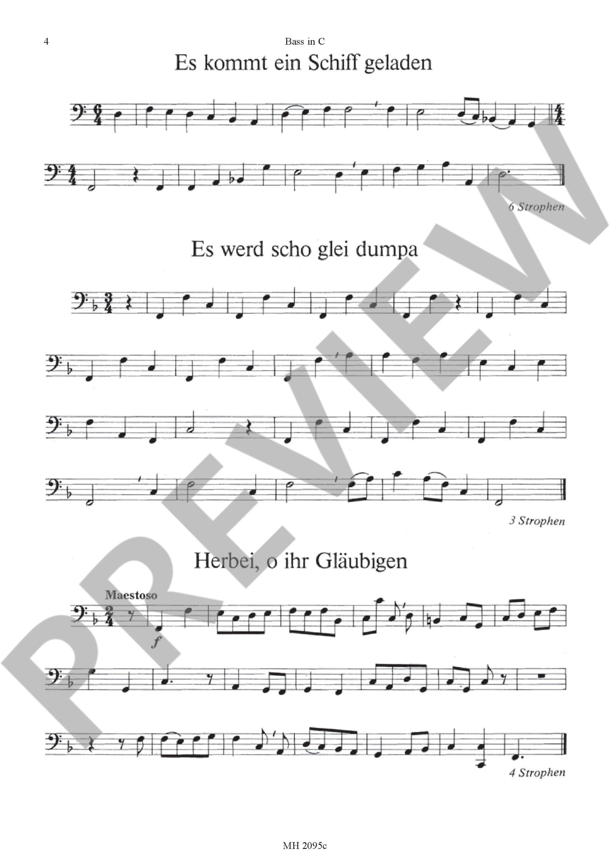 Sample 3 : Christmas Carols, The most beautiful Christmas Carols are set in easy-to-sing tones - various option