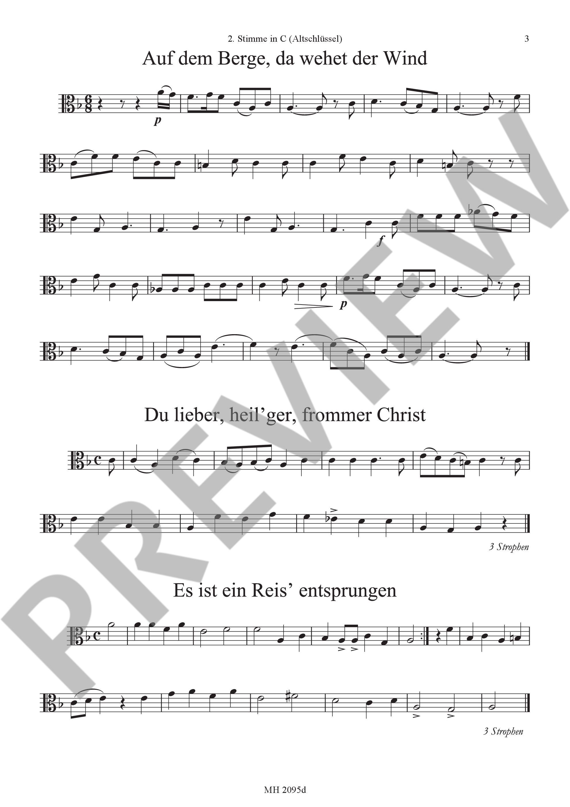 Sample 2 : Christmas Carols, The most beautiful Christmas Carols are set in easy-to-sing tones - various option