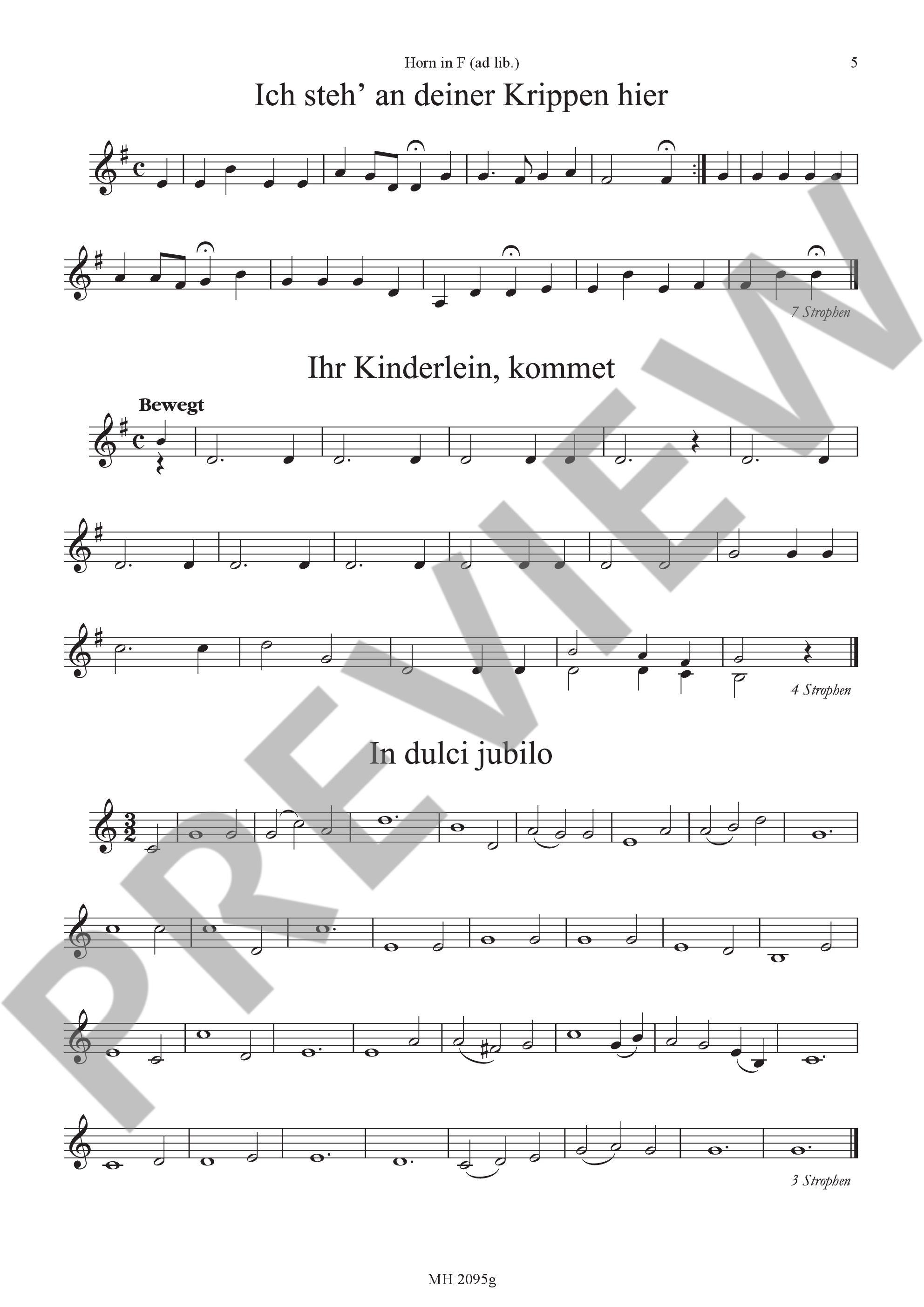 Sample 4 : Christmas Carols, The most beautiful Christmas Carols are set in easy-to-sing tones - various option