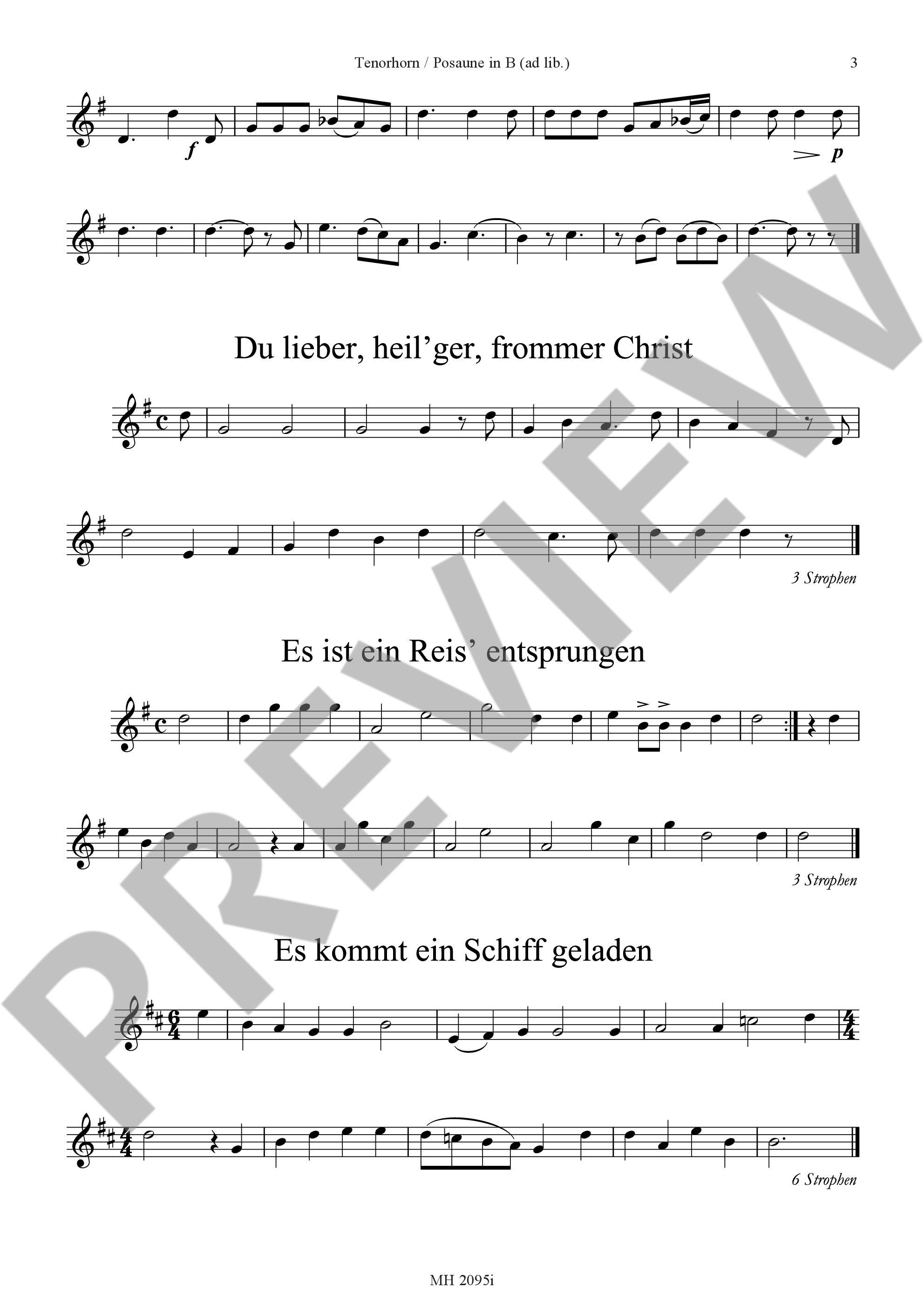 Sample 4 : Christmas Carols, The most beautiful Christmas Carols are set in easy-to-sing tones - various option