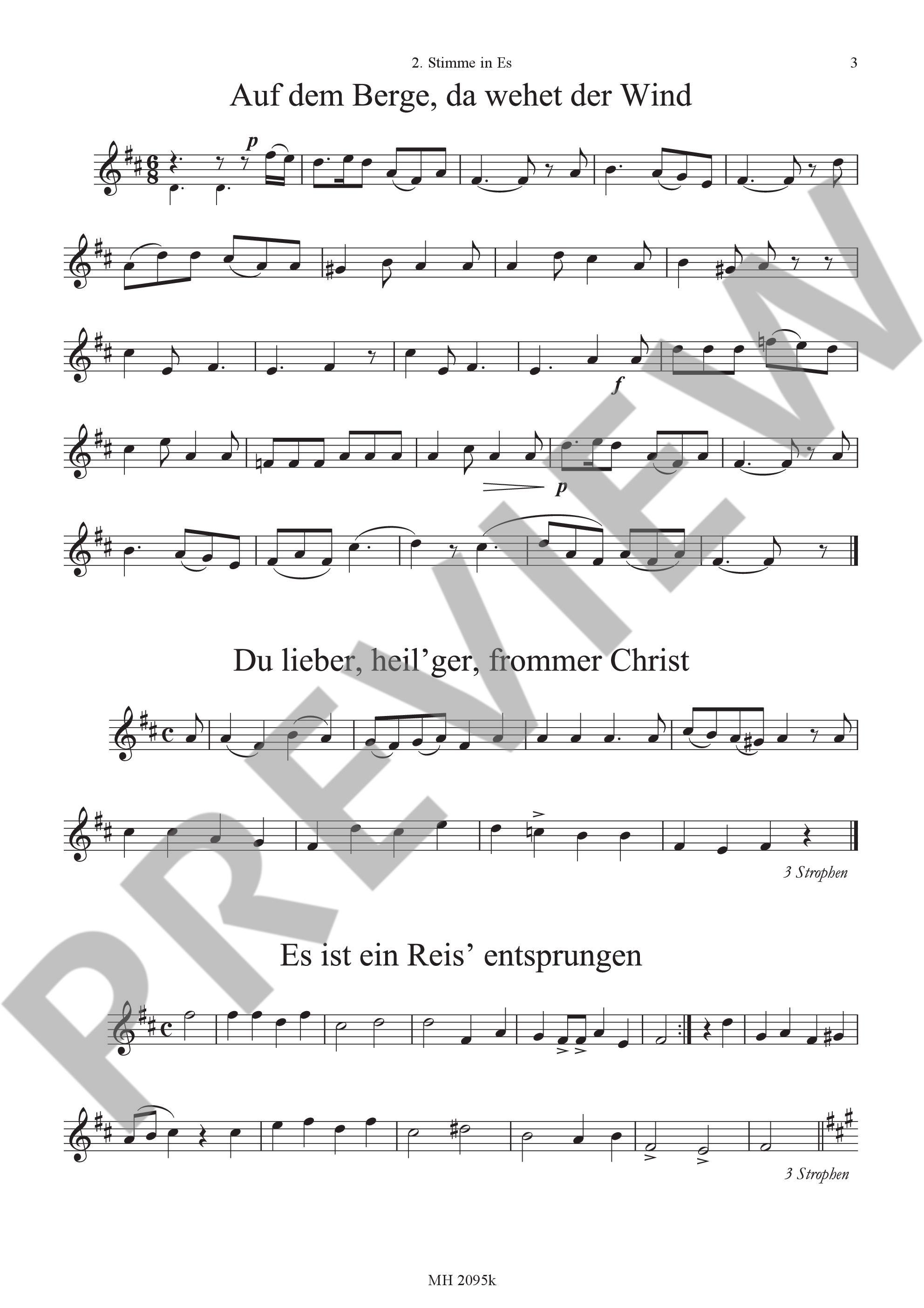 Sample 2 : Christmas Carols, The most beautiful Christmas Carols are set in easy-to-sing tones - various option