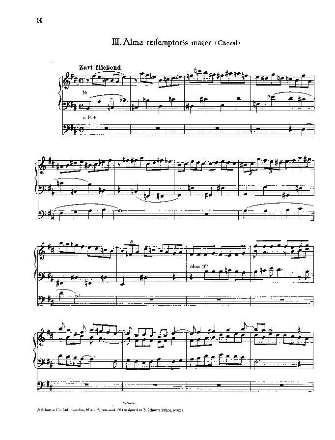 Four Marian Antiphons