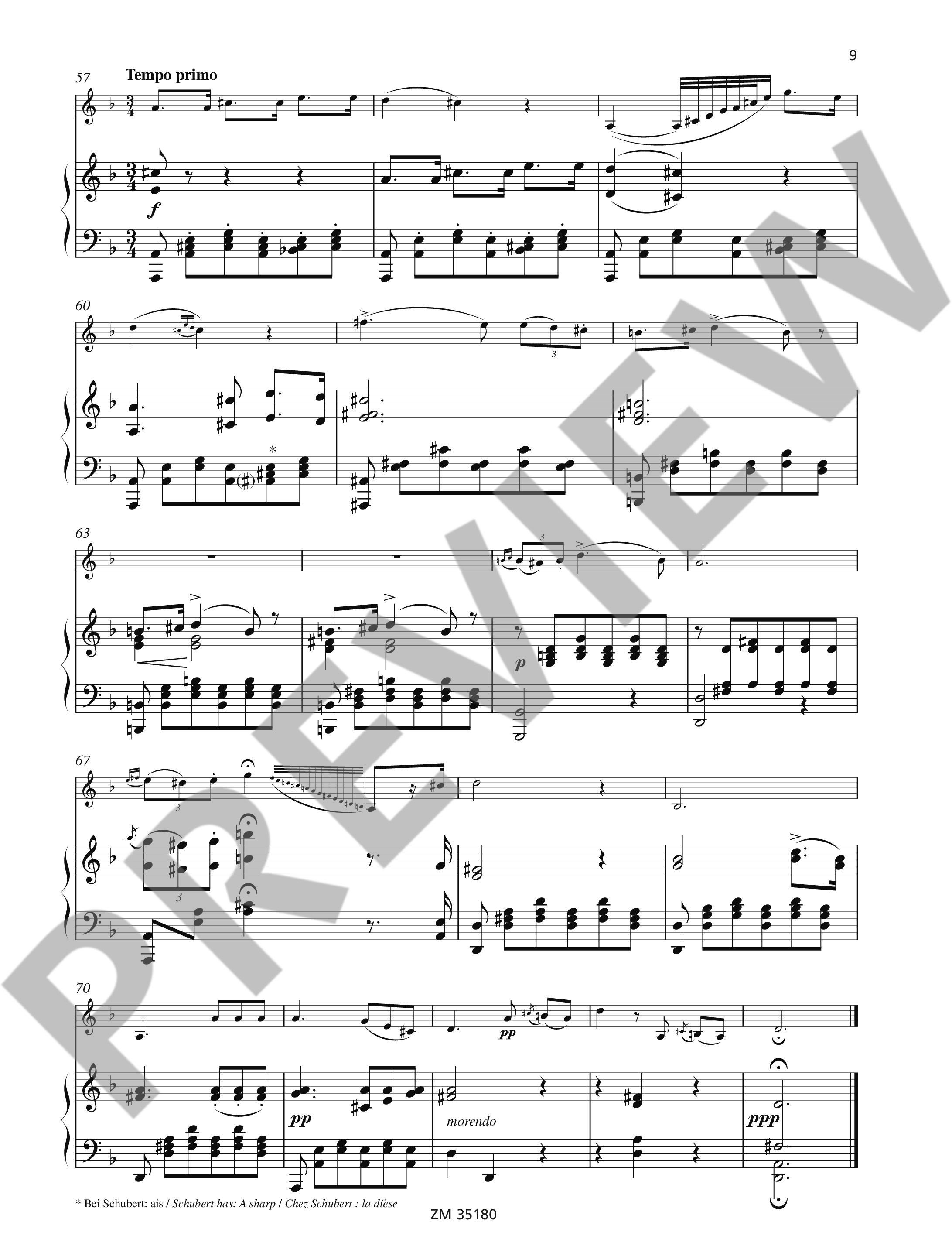 3 Songs from "Schwanengesang" by Franz Schubert