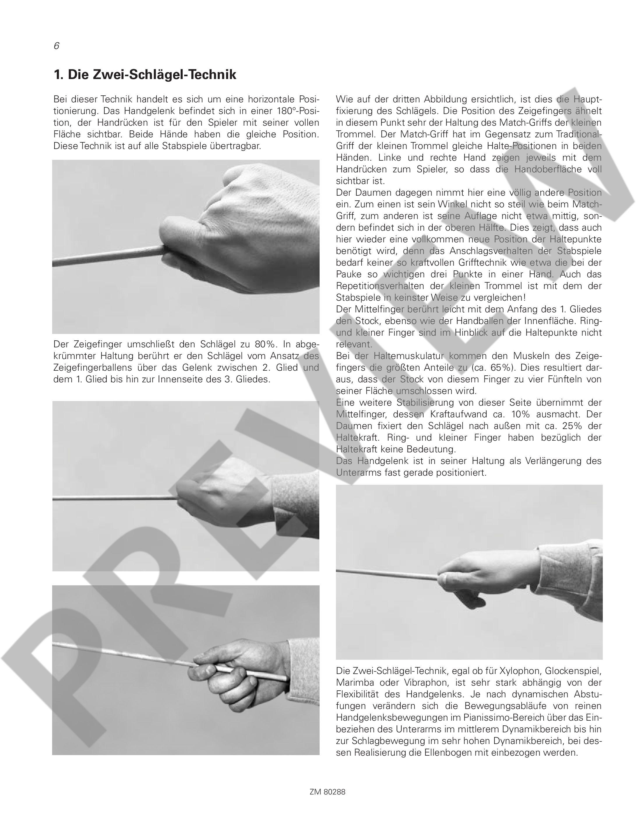 Sample 4 : Hauptsache Mallets, Die Zwei- und Vier-Schlägel-Techniken. Tipps, Tricks, Progressive Übungen - St