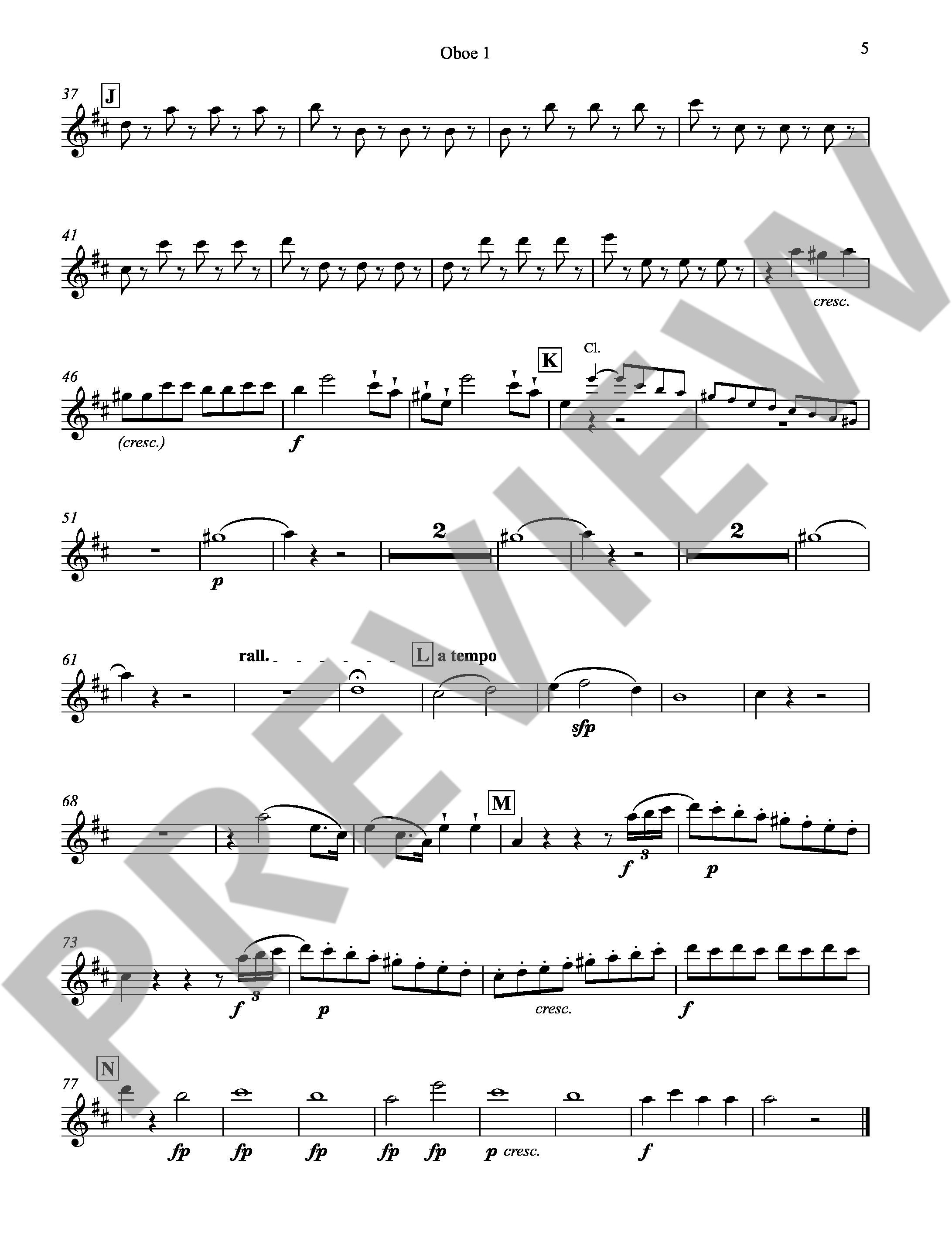 Sample 3 : Martland, Steve : Wolf-Gang, Six Mozart opera arias arranged by Steve Martland - wind octet - Schott