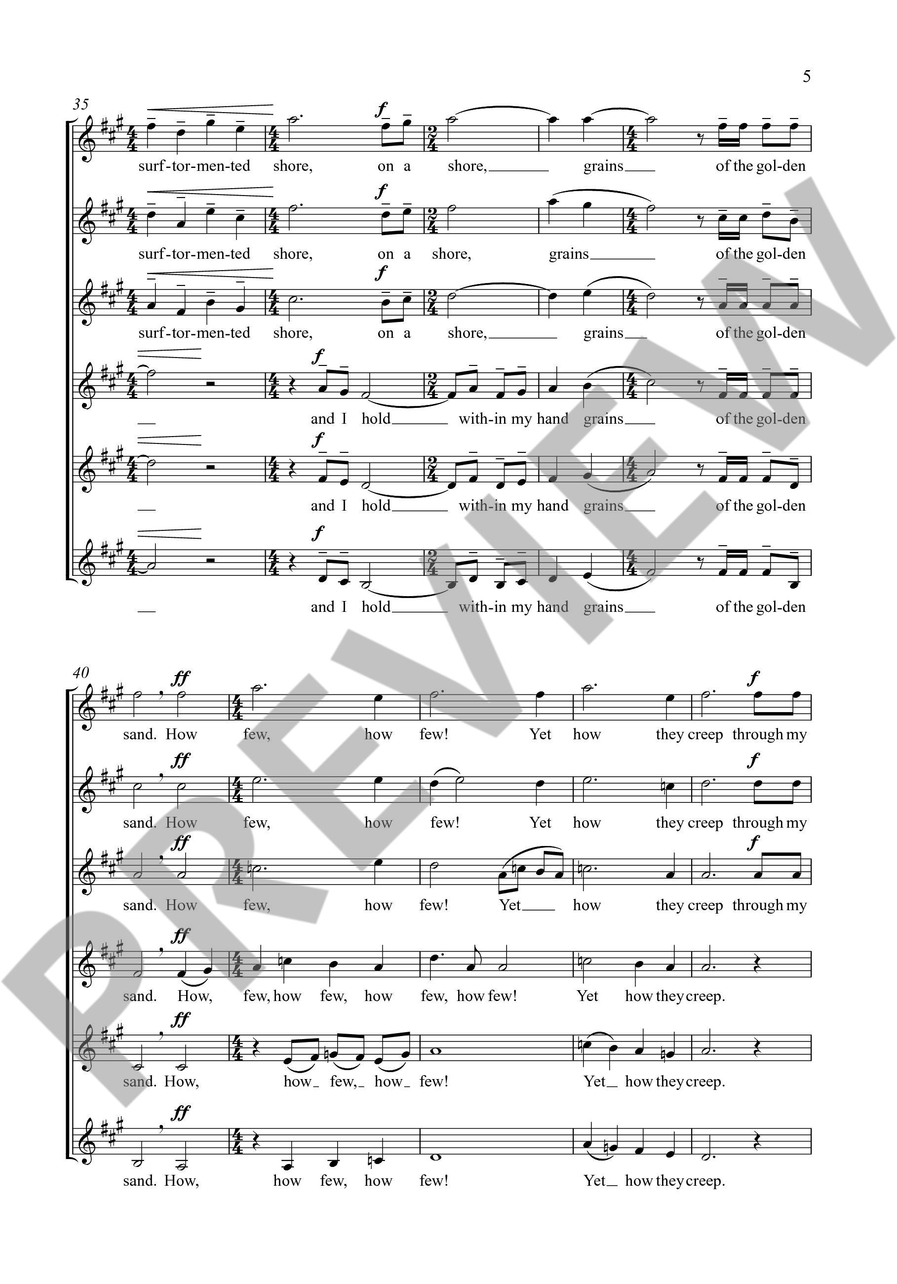 Sample 3 : Schronen, Alwin Michael : A Dream within a Dream,  - female choir (SSSSAAA) and water-tuned Wine Gla