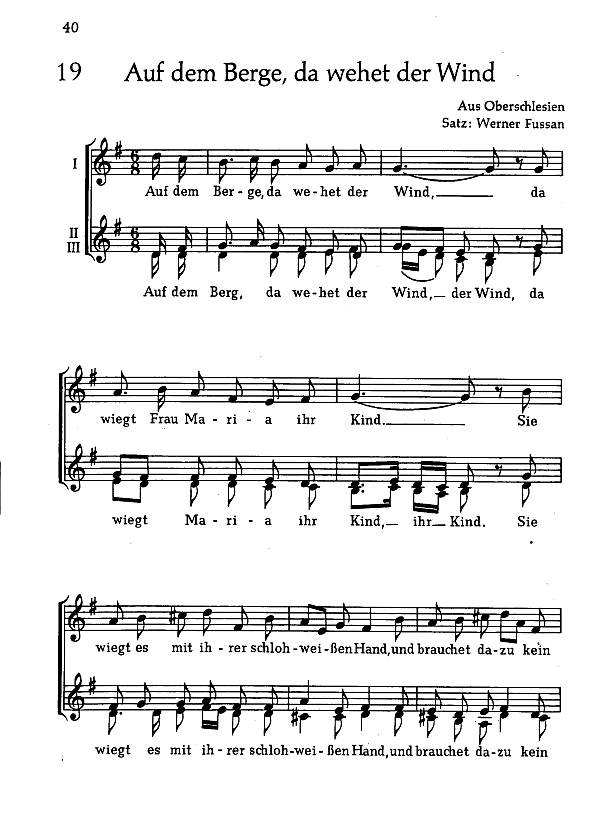 Sample 1 : Das Weihnachtskonzert, 27 europäische Lieder für Advent, Weihnachten und Neujahr in leichten Sätz