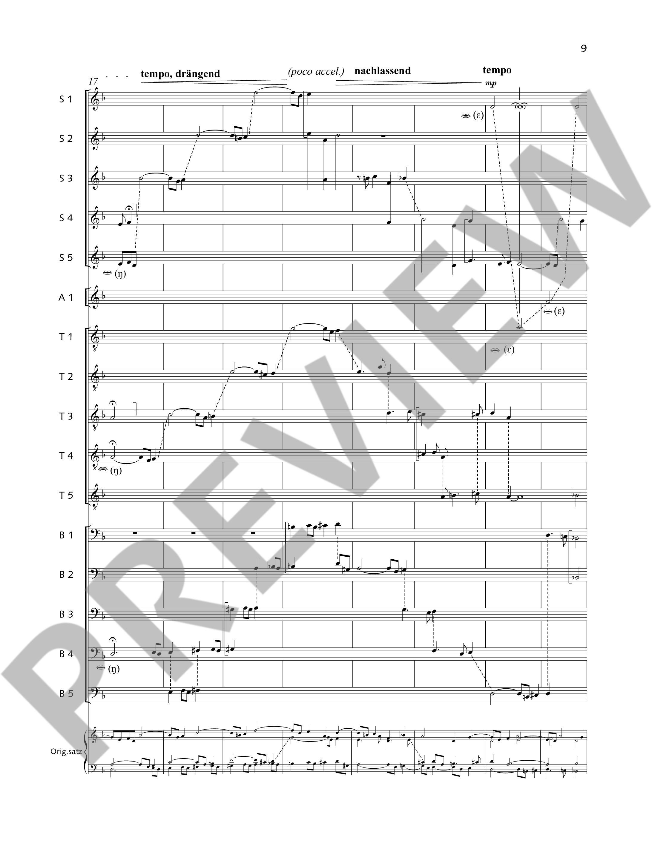 Sample 1 : Bach, Johann Sebastian : Bach-Contrapuncti, Contrapunctus I from "The Art of Fugue" - 20 Vocalists (