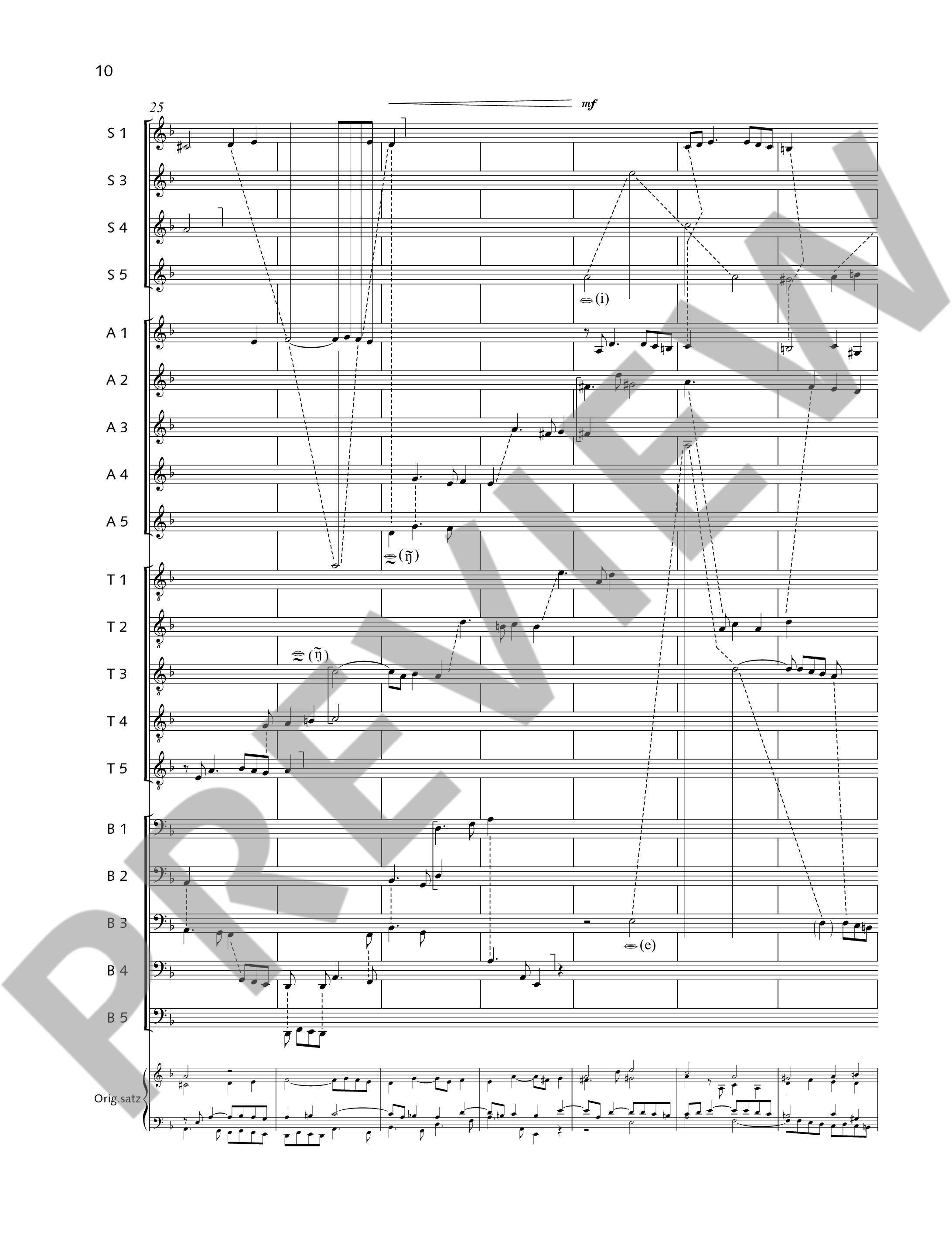 Sample 4 : Bach, Johann Sebastian : Bach-Contrapuncti, Contrapunctus I from "The Art of Fugue" - 20 Vocalists (