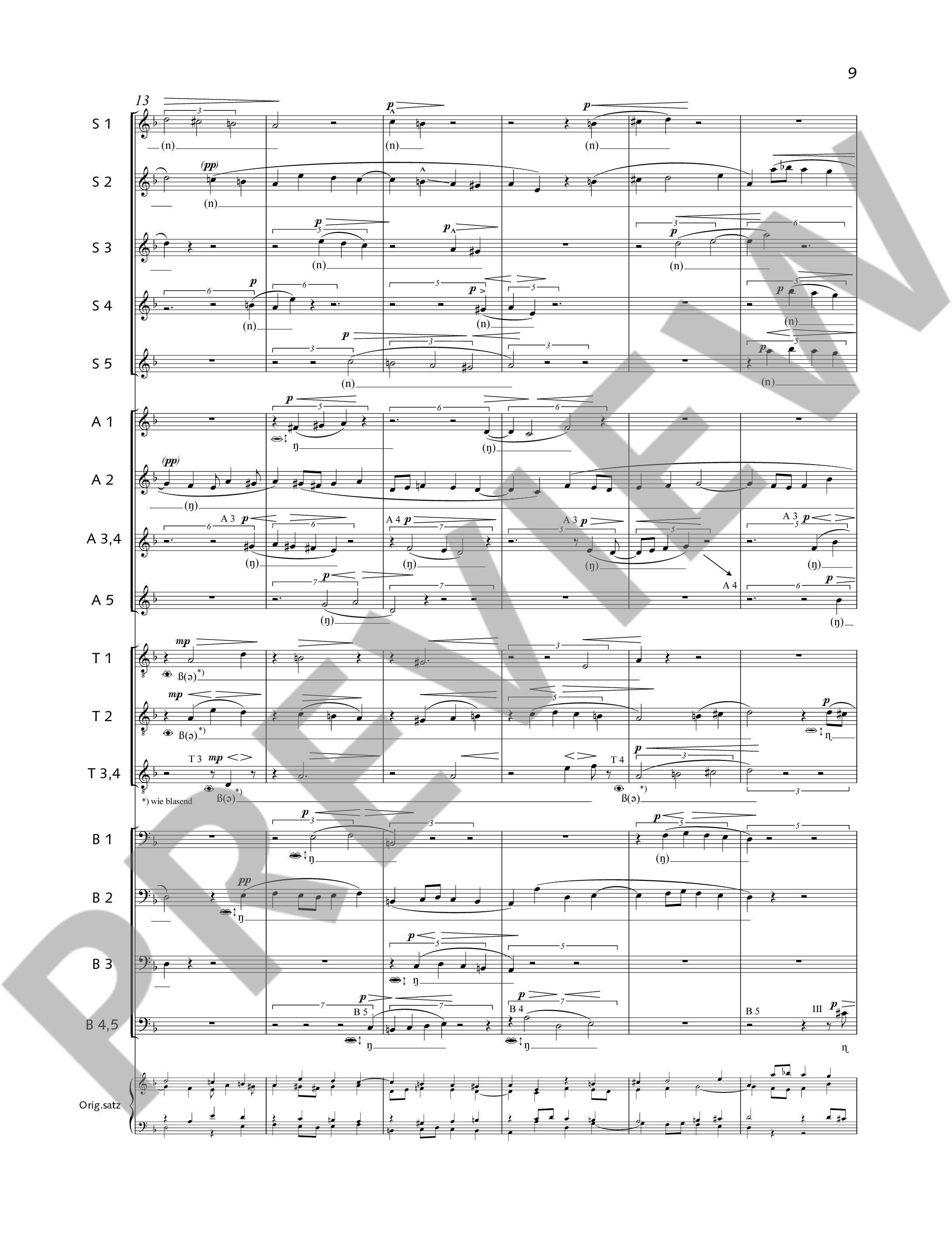 Sample 2 : Bach, Johann Sebastian : Bach-Contrapuncti, Contrapunctus XI from "The Art of Fugue" - 20 Vocalists