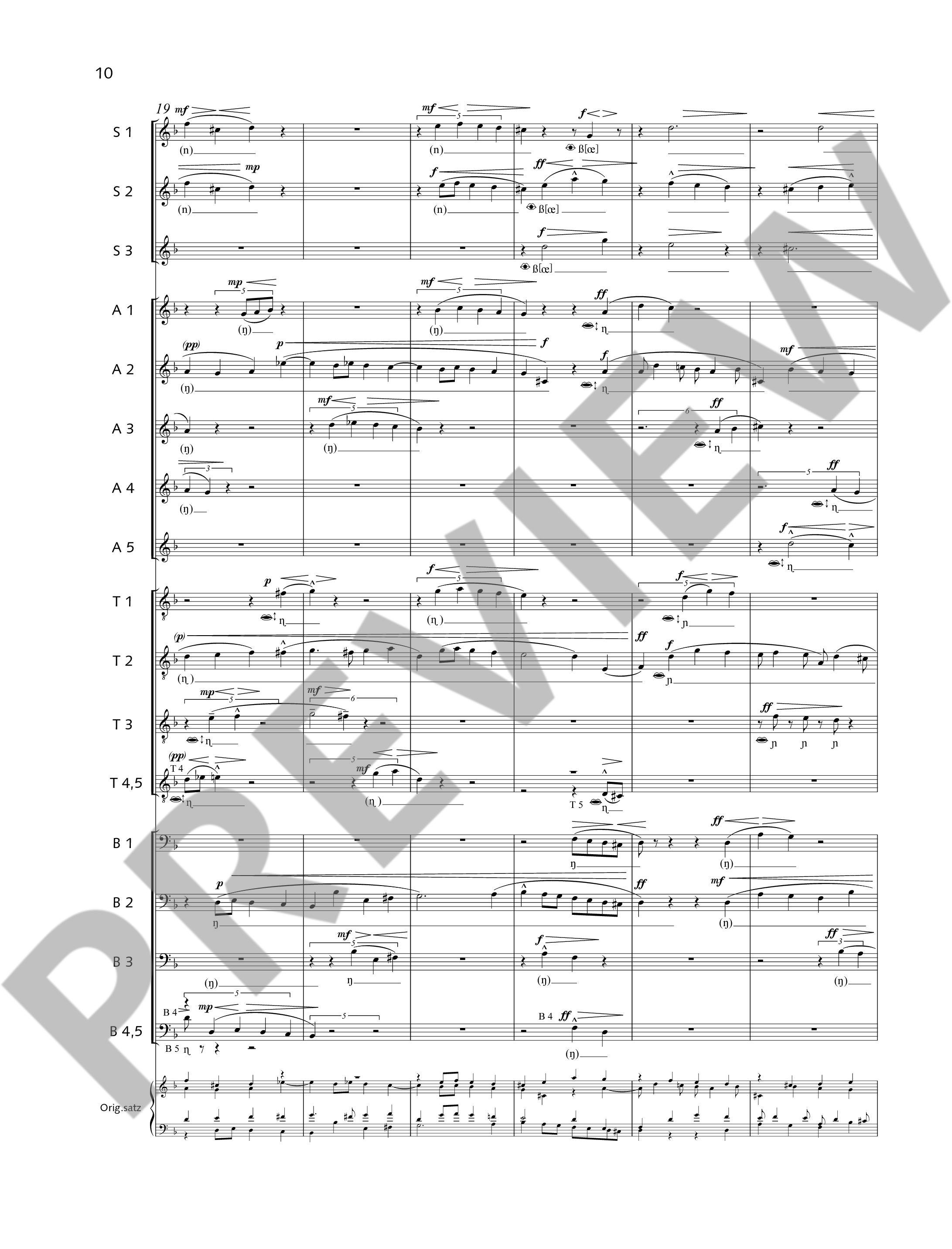 Sample 4 : Bach, Johann Sebastian : Bach-Contrapuncti, Contrapunctus XI from "The Art of Fugue" - 20 Vocalists