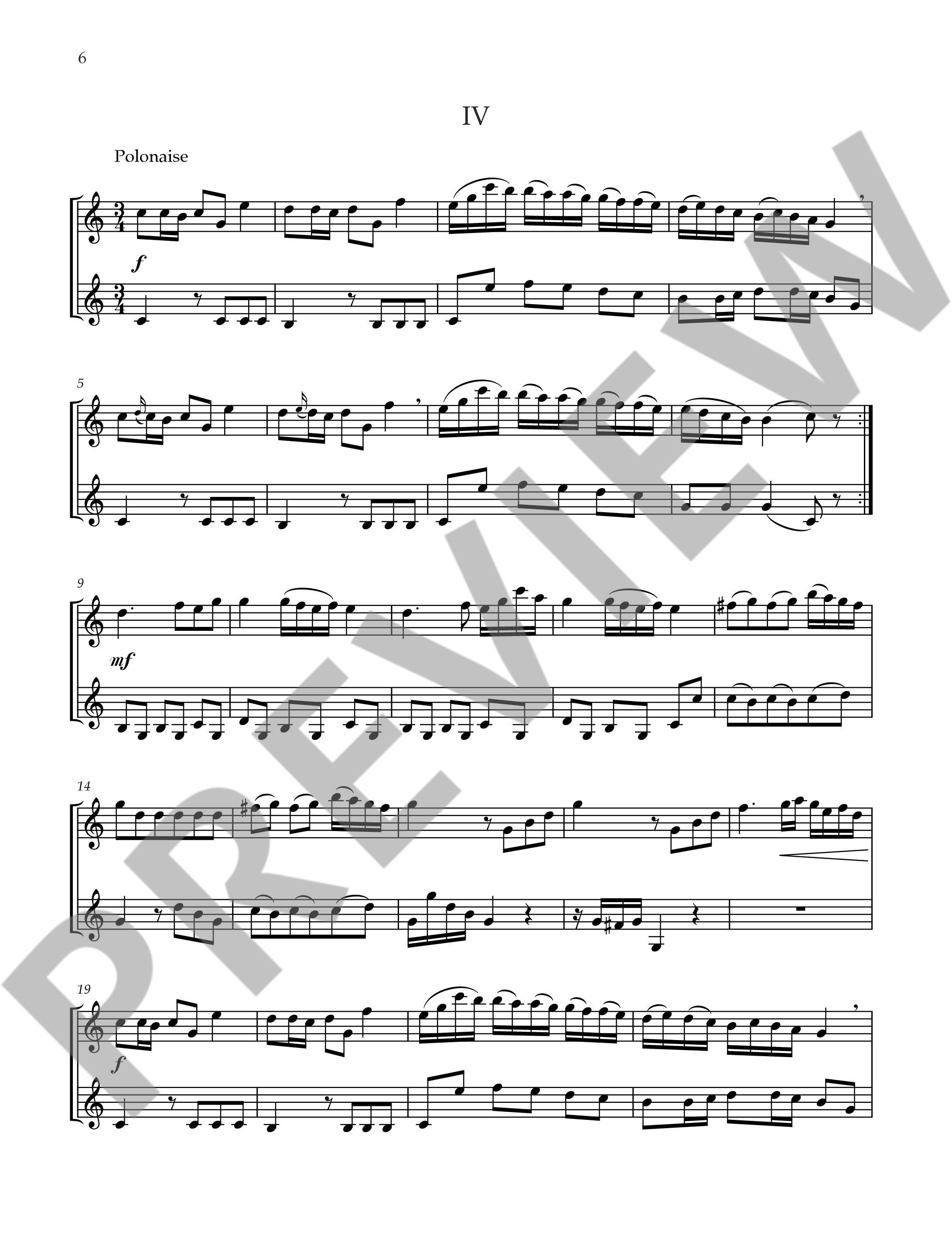 The ninepins duets