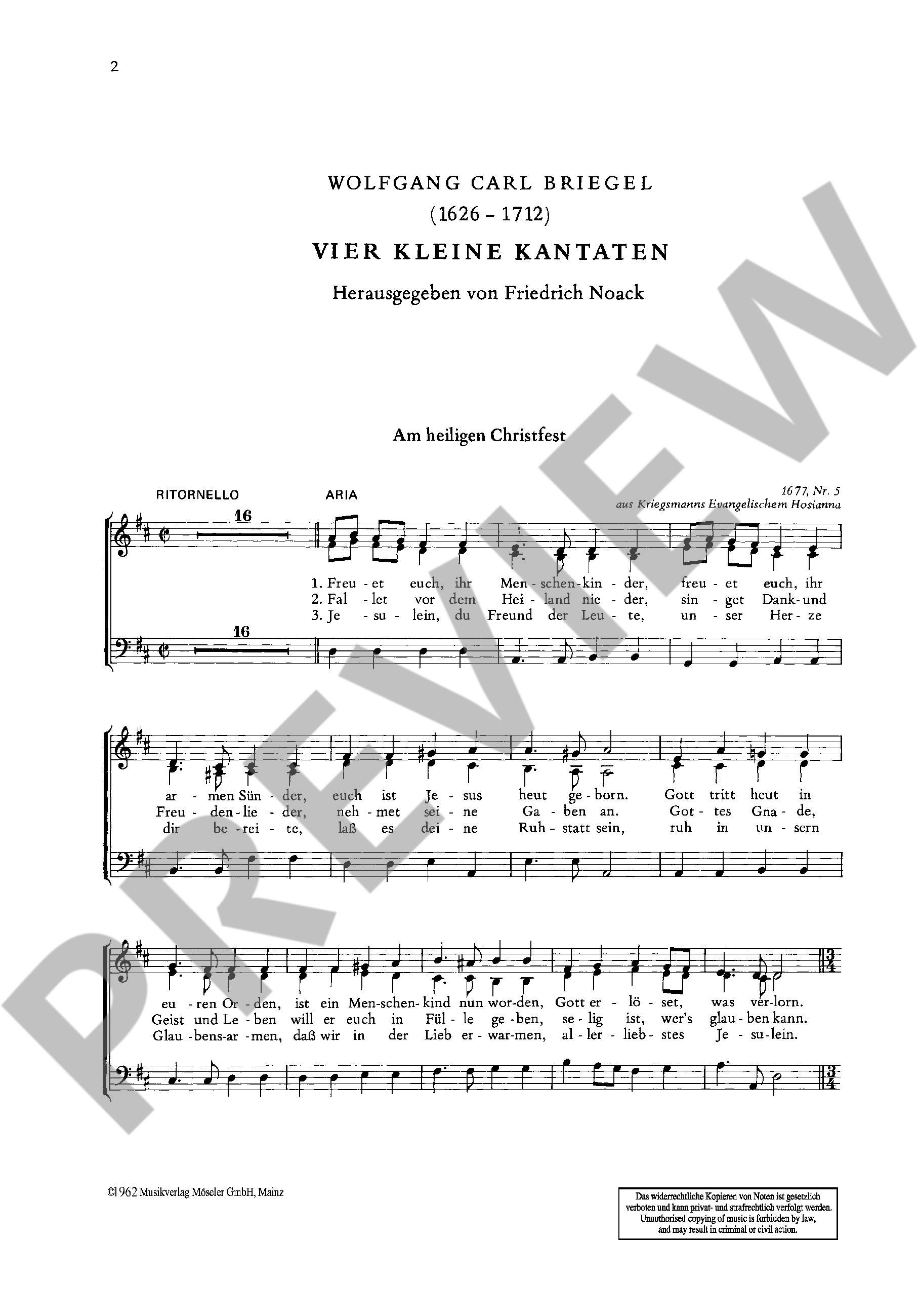 Four small cantatas