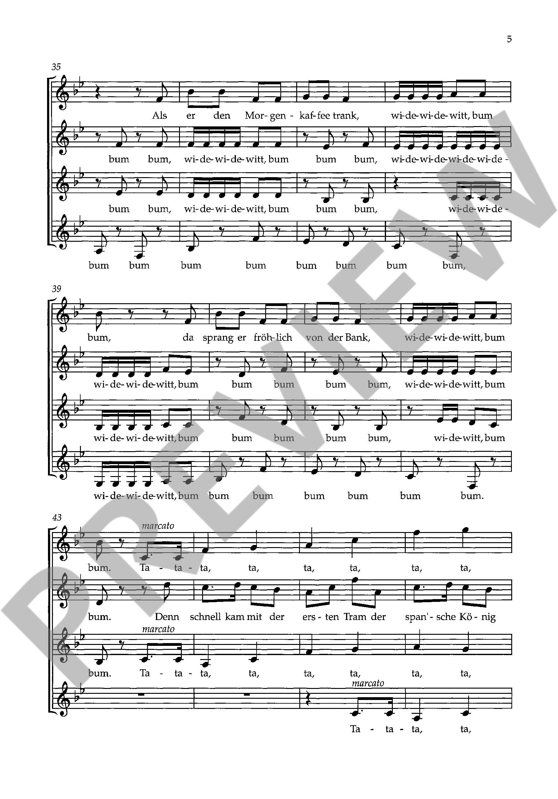 Sample 4 : Goettsche, Gunther Martin : The discovery of America, Cheerful ballad on the German song "Ein Mann,