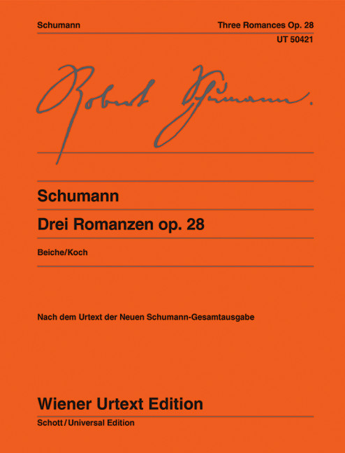Michael Beiche (Ed.) and Tobias Koch (Notes) Drei Romanzen op. 28